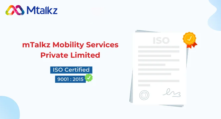mTalkz is Excited to Announce That We are Now Officially ISO Certified