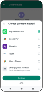 Whatsapp Payment Service