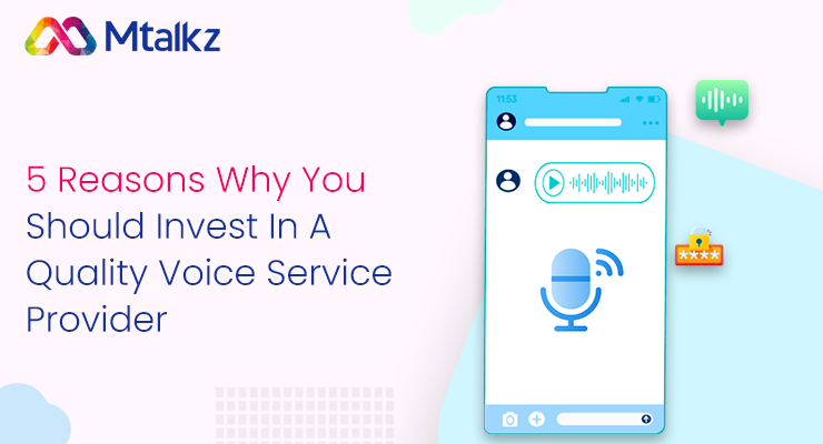 5 Reasons Why You Should Invest In A Quality Voice Service Provider
