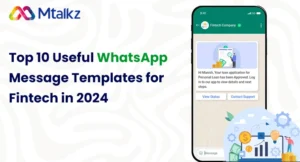 whatsapp message templates for FinTech Sector